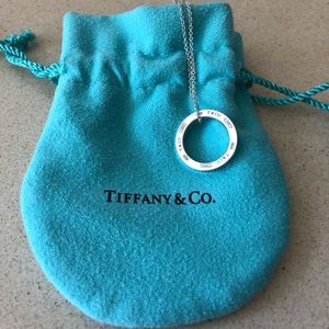 Tiffany and Co Circle Pendant Necklace